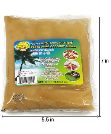 Palm Sugar 2.2 lbs - Large Size Paste Made with Coconut Syrup - Buy Online on GoSupps.com