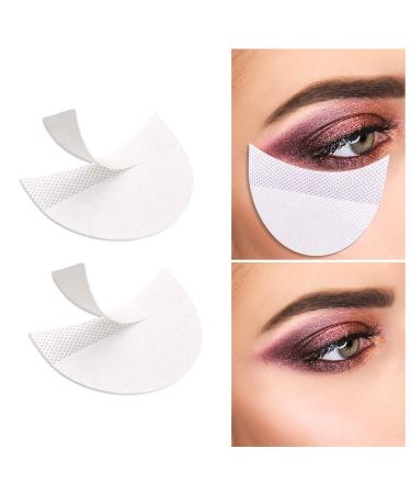 200 Pcs Professional Eyeshadow Pads Stencils Lint Free Under Eye Pads Eyeshadow Patches For Eyelash Extensions/Lip Makeup