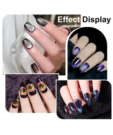 Premium Nail Magnet Tool - 3D Magnetic Cat Eye Gel Polish Applicator for DIY Salon & Home - 5.90 Inch Double-Head Design - Buy Online on GoSupps.com