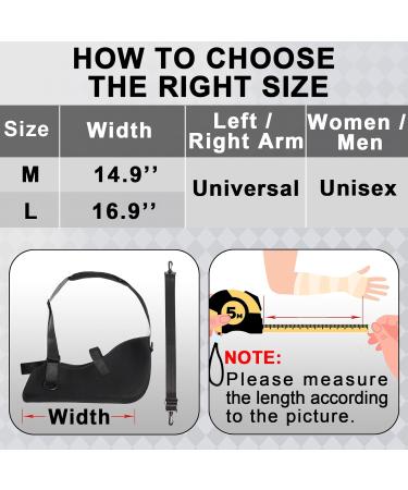 Arm Sling Shoulder Immobilizer with Waist Strap - Breathable Support for Shoulder Surgery & Injuries | Universal Fit for Men & Women - Buy Online on GoSupps.com