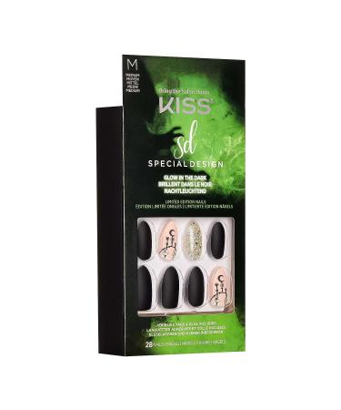 Kiss Halloween Circus Circus Stiletto Medium Length Fake Nails - 28 Pack - Buy Online on GoSupps.com
