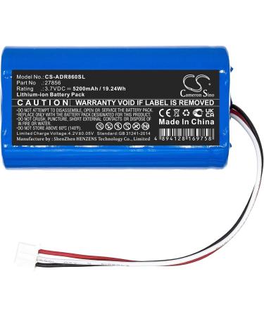 FITHOOD 5200mAh Battery Replacement for Albrecht DR860 DR855 DR 27856 - High-Performance Long-Lasting Power - Buy Online on GoSupps.com