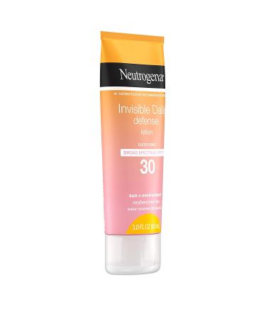 Neutrogena Invisible Daily Defense Sunscreen Lotion SPF 30 - 3 fl oz (88 ml) | Best UV Protection - Buy Online on GoSupps.com