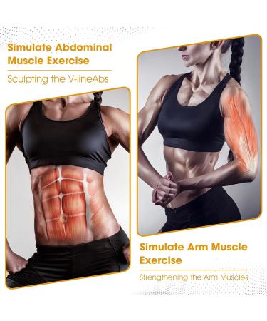 GROSBEAK EMS Muscle Stimulator ABS Trainer - Orange - Buy Online on GoSupps.com