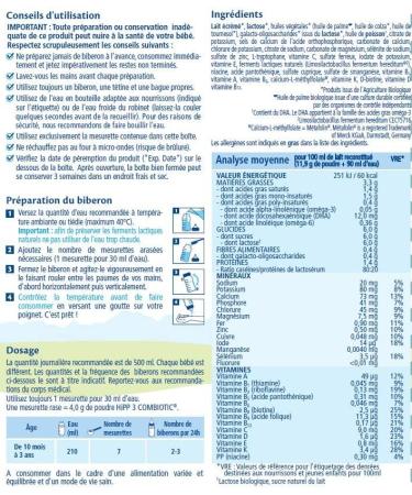 HiPP Organic Baby Milk Powder from 10 months to 3 years - 3 x 800 g - Buy Online on GoSupps.com