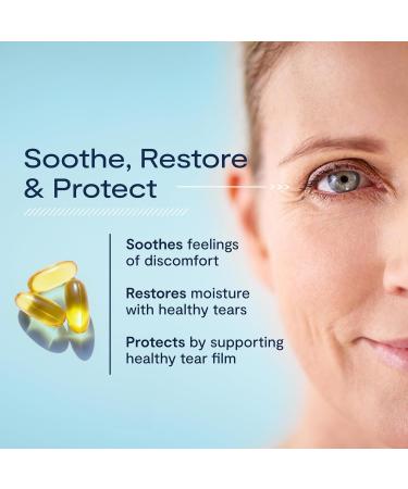 De3 Dry Eye Ultra Pure rTG Omega 3 Support for Dry Eyes - 2400mg EPA & DHA New & Improved-Burpless-3 per Day Serving 3-Month Supply 270 Count (Pack of 1) - Buy Online on GoSupps.com