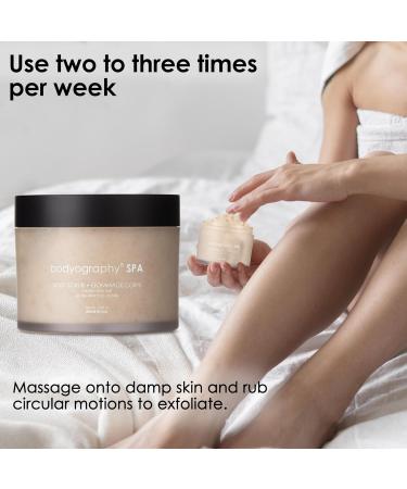 Buy Bodyography Spa Sugar & Sea Salt Body Scrub - Ultra Hydrating Exfoliating Body Scrub for Smooth Skin | International Shipping Available - Buy Online on GoSupps.com
