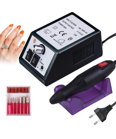 Nail miller electrical electrical nail file manicure set nail file electrical 2000U/min adjustable speed for acrylic nails remove gel nails Kallus
