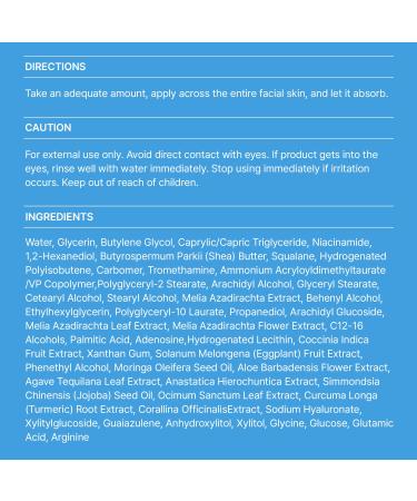 Buy MEDITHERAPY Bluelayer Double Water Cream | Hydrating Korean Skincare with Nano-Hyaluronic Acid & Blue Agave - International Shipping - Buy Online on GoSupps.com