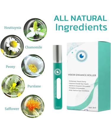 OphthlaMed Vision Enhance Roll-on Rafra chissant pour les Yeux Fatigu s et Secs Soulage et Am liore la Clart Visuelle (1 Pi ce) 1 Pi ce. - Buy Online on GoSupps.com