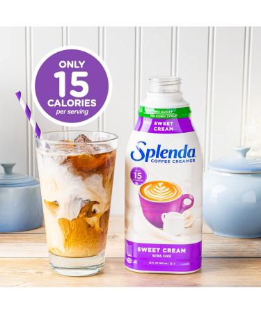 SPLENDA Sugar-Free Sweet Cream Coffee Creamer 32 Fl Oz - Low Calorie & Delicious (Pack of 1) - Buy Online on GoSupps.com