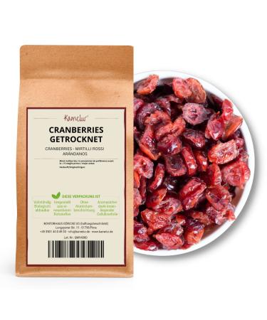 Dried Cranberries - 1 kg - Dried Cranberry Sugar Free with the Natural Softness of Pineapple Juice - Premium Dry Fruit - Cramberry