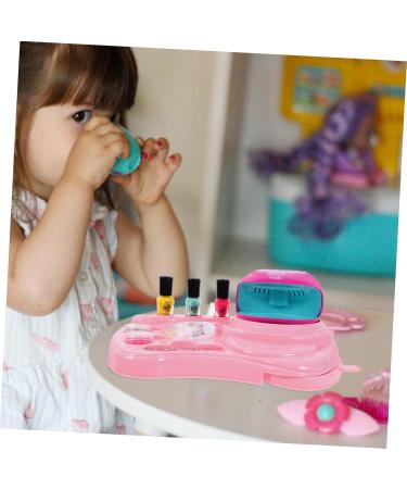 FRCOLOR 1 Set Nail Art Set Toy Kids Nail Polish Kids Playsets Nail Art Decoration Toys for Little Girls Nail Dryer Nail Decorations for Nail Art Child Pink Plastic Decorate Manicure - Buy Online on GoSupps.com