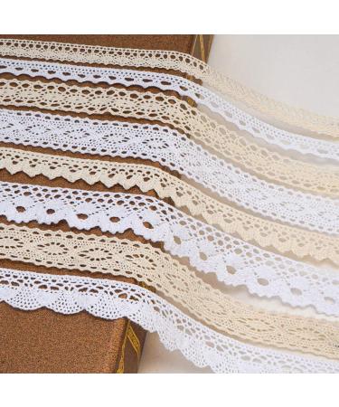 IDONGCAI Cotton Lace Trim Vintage Ribbon - 40 Yards for Bridal Wedding & DIY Crafts - Buy Online on GoSupps.com