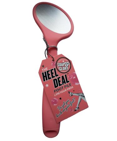 Soap & Glory The Heel Deal Foot Buffer Pink *New*