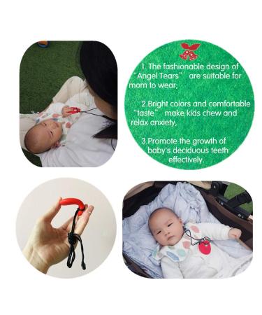Ulvbabi 4-Piece Sensory Silicone Chew Necklace for Adults & Children | Durable Oral Bite Rings for Autism ADHD Teething & Soft Breastfeeding - Buy Online on GoSupps.com
