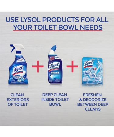 Shop Lysol Power Toilet Bowl Cleaner - 192oz (4X2X24oz) | 10X Cleaning Power | International Shipping Available - Buy Online on GoSupps.com