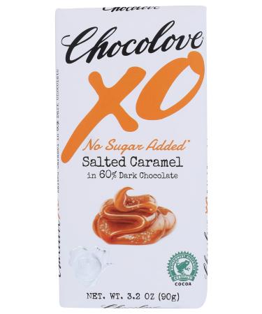 Chocolove XO Salted Caramel in 60% Dark Chocolate Bar 3.2 oz ( 90 g)