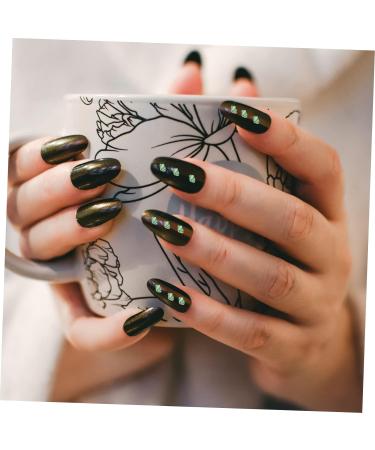 BIUDECO 1 Glass Chip DIY Charm Fillers Nail Art Accessories Shiny Nail Stickers Glass Charms Filling Nail Crushed Glass Nail Art Charms Glass Epoxy Fillers DIY Glass Fillers Manicure Charm 0.5X0.3cm Green - Buy Online on GoSupps.com