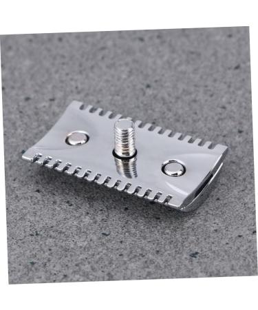 Frcolor 3ST Traditional Double-Cutter Razor Head for Men - Manual Shaving with Wooden Bracket | Premium Double-Edged Shaving Solution - Buy Online on GoSupps.com