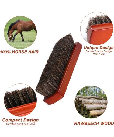 4 Pcs Shoe Brush Set Cleaning Brushes with Wooden Handles Shoe Polish Brushes Shoe Shine Brush Kit Shoe Cleaning Brushes with Wooden Handles Horse Hair Bristles Brush for Boots Shoes Car Seat - Buy Online on GoSupps.com