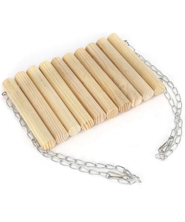 Swing Squirrels Swing Parrots-13 * 20cm Wooden Natural Stripe Round Log Parrots Hanging Swing for Chinchilla Squirrels - Buy Online on GoSupps.com