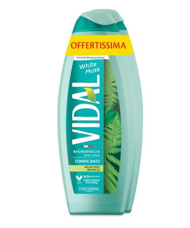 Vidal Vidal - White Musk Foaming Soap Toning Formula White Foam Scent Dermatologically Tested 2 x 600ml Bottles