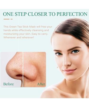 Green Tea Purifying Clay Stick Mask - Blackhead Remover & Pore Cleanser for All Skin Types - Buy Online on GoSupps.com