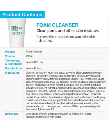 Shop Ato-my Evening Care 4 Set: Foam Cleanser Deep Cleanser Peeling Gel & Peel-Off Mask - International Shipping Available - Buy Online on GoSupps.com