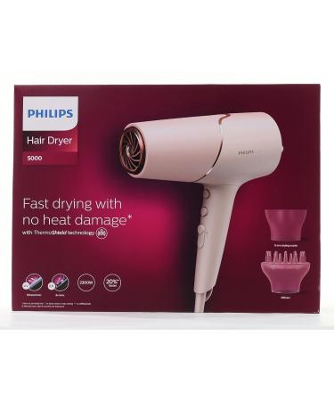Philips Series 5000 Hair Dryer BHD530/00 - 2300W with Thermoshield Technology Ionization & 6 Heat/Speeds | International Shipping - Buy Online on GoSupps.com