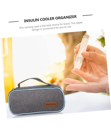 Insulin Cooler Bag - Portable Insulin Pen Cooler Box with Protective Case - Buy Online on GoSupps.com
