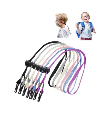 Face Mask Lanyard Mask Extender Adjustable Anti-Slip Mask Ear Grips Extension Hook Anti-Tightening Mask Stap Extender Masks Buckle Strap Extender Comfortable for Adult and Kids (6 Colors 6pcs)