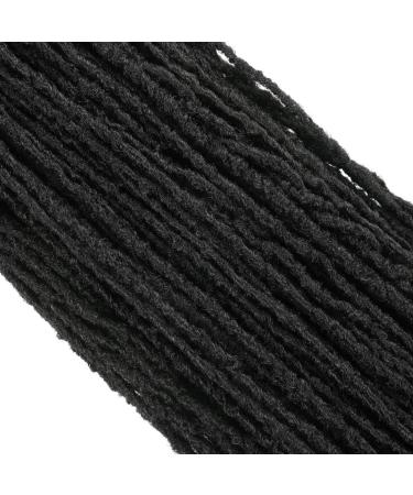 5 Packs New Locs Crochet Hair 36 Straight Goddess Locs Dreadlocks Mini Locs - Natural Black - Buy Online on GoSupps.com
