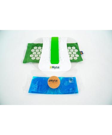MySA Extender Duo Set: Lumbar Decompression Lounger with Pillow - Back Pain Relief Hernia Support Acupressure Eco-Friendly Triggerball - Made in EU - Buy Online on GoSupps.com