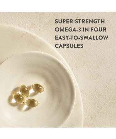 Bare Biology Life & Soul Super-Strength Omega 3 Fish Oil Mini Capsules - 120 Capsules - Sustainably Sourced for Body, Mind & Soul - Buy Online on GoSupps.com