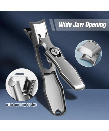 Buy German Nail Clippers for Men | Ultra Sharp Stainless Steel Toenail Clippers 2024 | Professional Anti-Splashing Design for Thick Nails - Buy Online on GoSupps.com