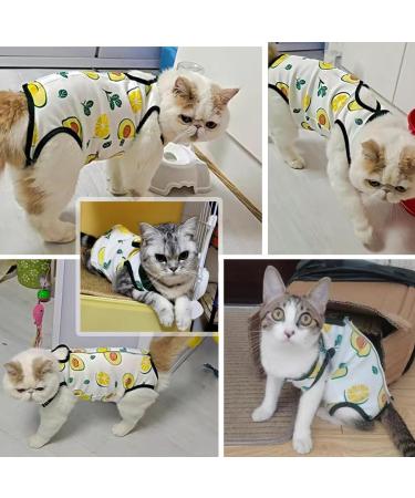 Agoumlux Cat Recovery Bodysuit - Post-Surgery Leakage Protection for Cats | Comfortable Cotton Green | Perfect After Neutering - Buy Online on GoSupps.com