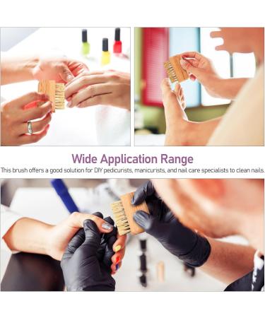 Fingernail Brush Stiff Bristles Nail Scrub Brush Toenail Brush Fingernail Brush for Men Nail Cleaner Brush Finger Nail Brush Nail Scrubber Brush Toe Brush Tool Household Wood - Buy Online on GoSupps.com