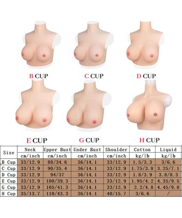 GorgeousU Silicone Breasts - Fake Breast Prostheses for Cosplay & Crossdresser | CG Cup Breast Plate - Buy Online on GoSupps.com