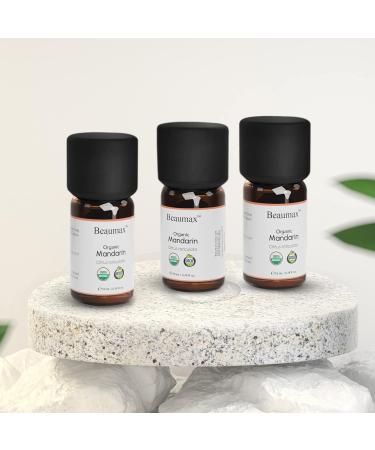 Mandarin Organic Essential Oil - 100% Pure Citrus Reticulata USDA Certified Therapeutic Grade 10ml - Beaumax - Buy Online on GoSupps.com