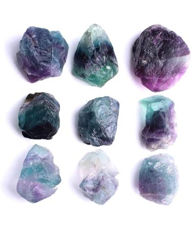 Minerals Stones Natural crystaller Rauer Rainbow Fluorite raw Stone Trailer Stone Ment Stone Crystal Stones Decoration Full of Texture 30-50mm Random Delivery - Buy Online on GoSupps.com