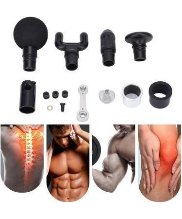 High Compatibility Massage Pistol Heads - Interchangeable Attachments & Silicone Parts for Muscle Relief - Buy Online on GoSupps.com