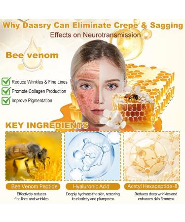 Daasry Bee Venom Skin Restoration Cream Bee Venom Skin Treatment Cream Bee Venom Wrinkle Removal cream for All skin Types (1) - Buy Online on GoSupps.com
