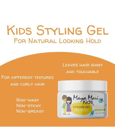 MAYA MARI Kids Hair Styling Gel 12 oz - Coconut Fruit Extract for Textured & Curly Hair - Buy Online on GoSupps.com