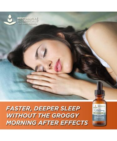Restorative Botanicals High Strength Hemp Oil 1250mg | Chocolate Mint Flavor | 2 oz - 120 Servings - Buy Online on GoSupps.com
