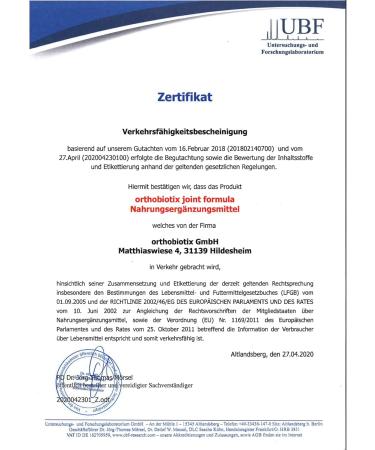 Orthobiotix Joint Formula | Glucosamine Chondroitin MSM & 10 Nutrients | 90 High-Dose Capsules for Joint Health - Buy Online on GoSupps.com