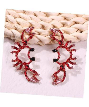 Zerodeko 2 Pairs Earrings for Women Orrous 925 Sterling Silver Earrings Women Jewelry Earrings Christmas Earrings Womens Earrings Post Earrings for Women Crystal Pendants Personality Miss - Buy Online on GoSupps.com