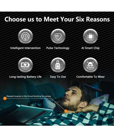 Electric Intelligent Snore Stopper - Variable Speed Anti Snoring Device for Deep Sleep | Effective Solution for Snoring | Safe & Comfortable - Buy Online on GoSupps.com