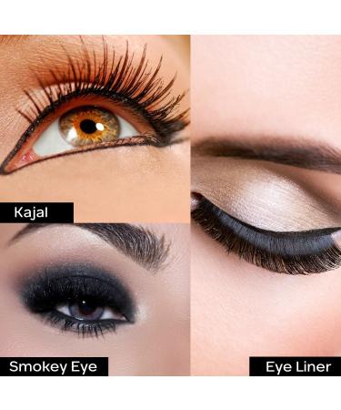 Ultime Pro Intense Gel Ka jal With Smudger & Sharpener - Black 1.2 G| Long Stay|Waterproof & Smudgeproof|One Swipe Smooth Application|3-In-1 Kaj al Eyeliner Smokey Eyeshadow Matte - Buy Online on GoSupps.com