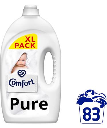Comfort Pure Fabric Conditioner - Dermatologically Tested, Gentle on Sensitive Skin - 83 Washes, 2.49L (Pack of 1) - Buy Online on GoSupps.com